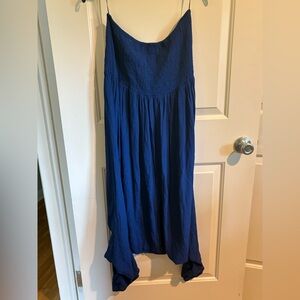 Josa Tulum Blue Strapless Jumpsuit, Women’s One Size, NWOT